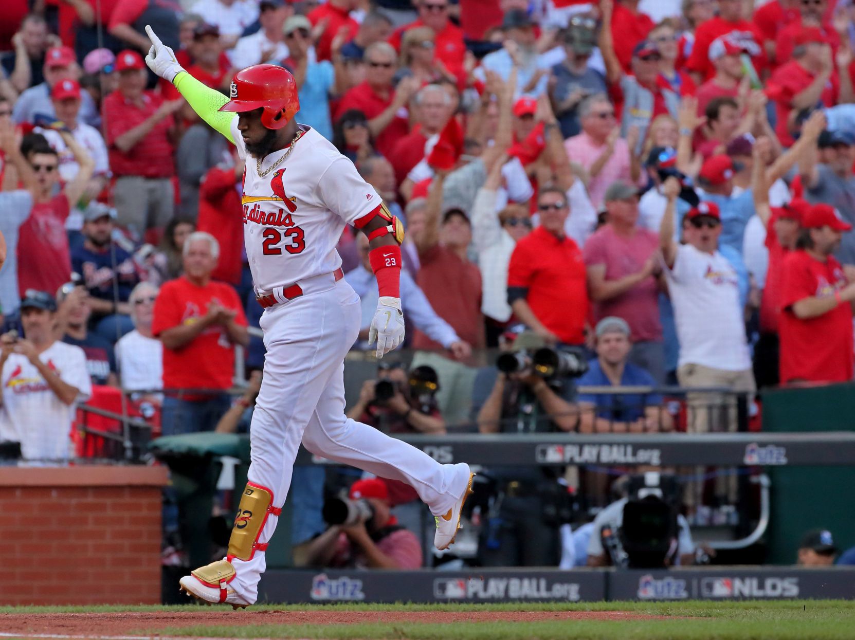 Atlanta Braves vs St. Louis Cardinals, Game 4 NLDS in St. Louis